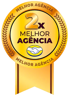 Selo duas vezes Melhor Agência do Mercado Livre